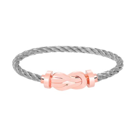 [Luna Brilliance]CHANCE LARGE 8 FIGURE BUCKLE NO DIAMOND BRACELET ROSE GOLD