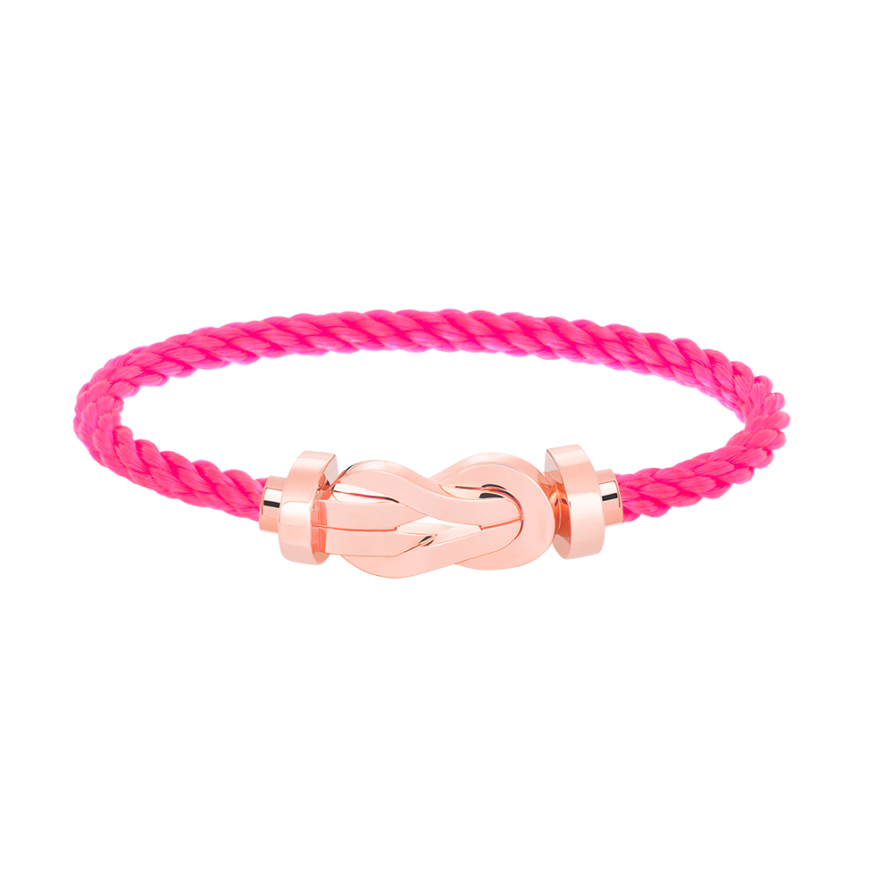 [Luna Brilliance]CHANCE LARGE 8 FIGURE BUCKLE NO DIAMOND BRACELET ROSE GOLD