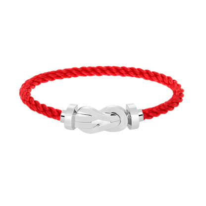 [Luna Brilliance]CHANCE LARGE 8 FIGURE BUCKLE NO DIAMOND BRACELET SILVER