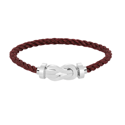 [Luna Brilliance]CHANCE LARGE 8 FIGURE BUCKLE NO DIAMOND BRACELET SILVER
