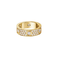 [Luna Brilliance]LOVE 5.5MM FULL-PAVE 6-DIAMOND RING