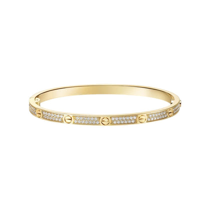 [Luna Brilliance]LOVE BRACELET 3.65MM DIAMOND-PAVED