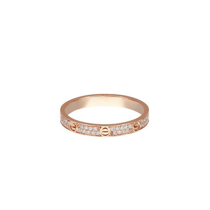 [Luna Brilliance]LOVE RING 2.65MM DIAMOND