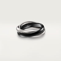 [Luna Brilliance]TRINITY 3.2MM RING BLACK CERAMIC