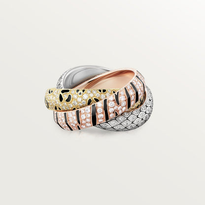 [Luna Brilliance] TRINITY  RING LEOPARD PRINT