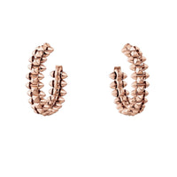[Luna Brilliance]CLASH SMALL HOOP EARRINGS