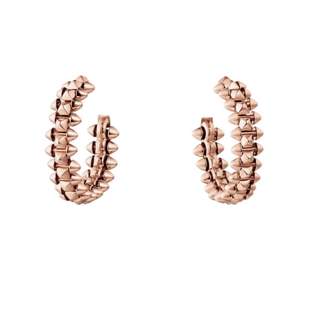 [Luna Brilliance]CLASH SMALL HOOP EARRINGS