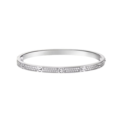 [Luna Brilliance]LOVE BRACELET 3.65MM DIAMOND-PAVED