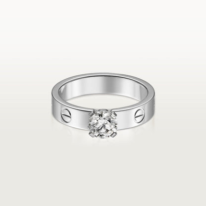 [Luna Brilliance]LOVE RING 3.6MM 1 BIG DIAMOND