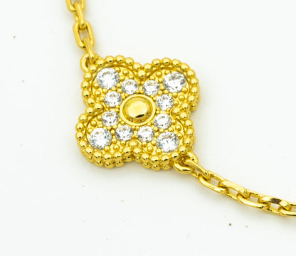 [Luna Brilliance]CLOVER 5 MOTIF LASER BRACELET COLLECTION
