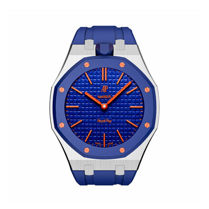 Royal Oak Pop Black Steel Case & Silicone Strap