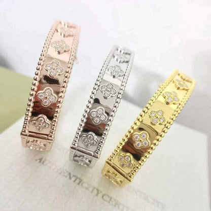 [Luna Brilliance]CLOVER BRACELET 8MM DIAMONDS