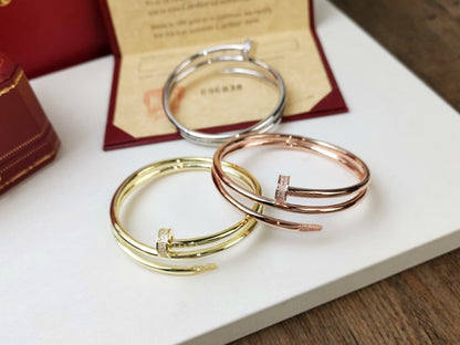 [Luna Brilliance]JUSTE BRACELET 3.5MM DOUBLE ROW DIAMOND