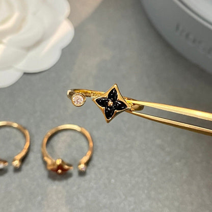 [Luna Brilliance]STAR 1 DIAMOND OPEN RING
