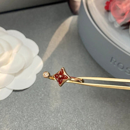[Luna Brilliance]STAR 1 DIAMOND OPEN RING