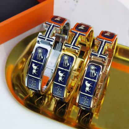 [Luna Brilliance]H COUVERTURES DARK BLUE BRACELET