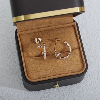 [Luna Brilliance]JUSTE FULL DIAMOND SMALL EARRINGS