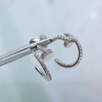 [Luna Brilliance]JUSTE FULL DIAMOND SMALL EARRINGS