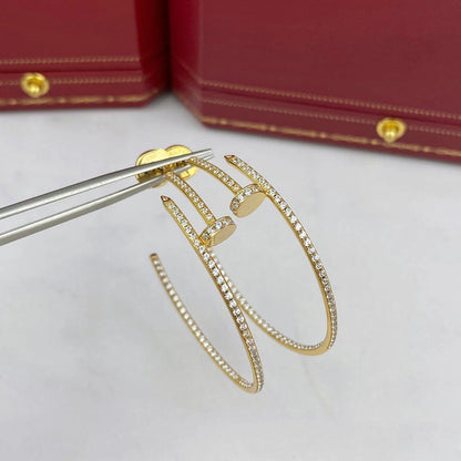 [Luna Brilliance]JUSTE FULL DIAMOND LARGE EARRINGS