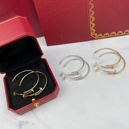 [Luna Brilliance]JUSTE EARRINGS FULL DIAMONDS 1.8MM