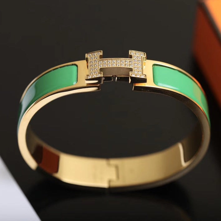 [Luna Brilliance]H BRACELET GOLD DIAMOND