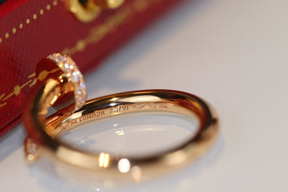 [Luna Brilliance]JUSTE RING 2.65MM GOLD DIAMOND