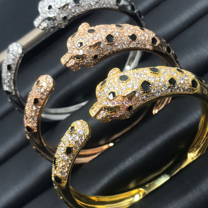 [Luna Brilliance]PANTHERE BIG BRACELET DIAMONDS