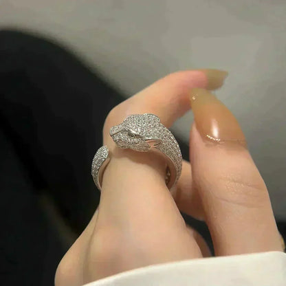 [Luna Brilliance]PANTHERE 5.5MM ALL DIAMOND RING