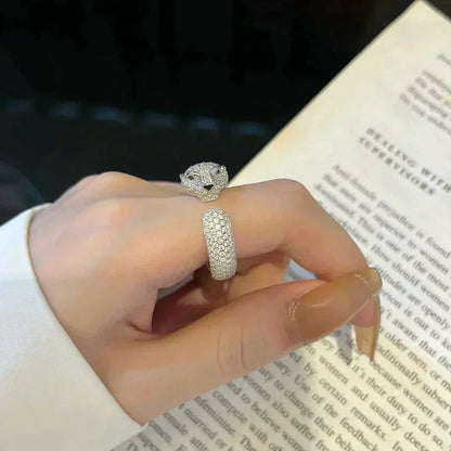 [Luna Brilliance]PANTHERE 5.5MM ALL DIAMOND RING