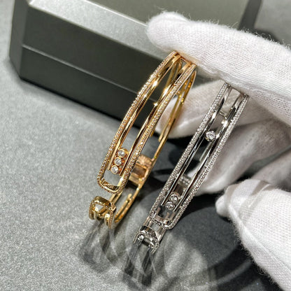 [Luna Brilliance]MOVE 10TH PAVED DIAMOND BRACELET