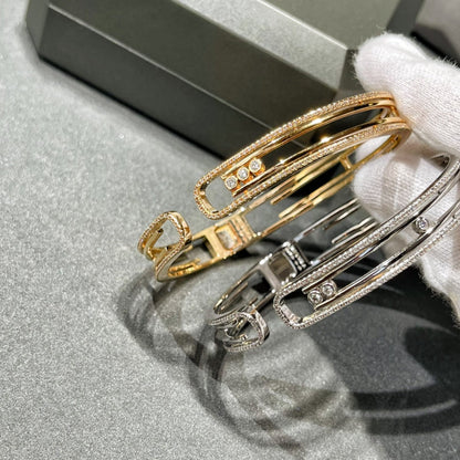 [Luna Brilliance]MOVE 10TH PAVED DIAMOND BRACELET