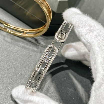 [Luna Brilliance]MOVE 10TH PAVED DIAMOND BRACELET