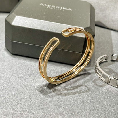 [Luna Brilliance]MOVE 10TH PAVED DIAMOND BRACELET