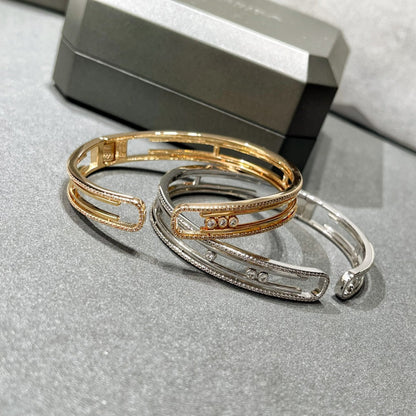 [Luna Brilliance]MOVE 10TH PAVED DIAMOND BRACELET