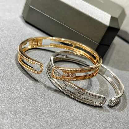 [Luna Brilliance]MOVE 10TH PAVED DIAMOND BRACELET