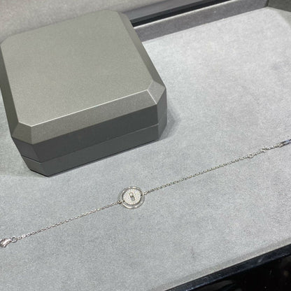 [Luna Brilliance]LUCKY MOVE DIAMOND PAVED BRACELET