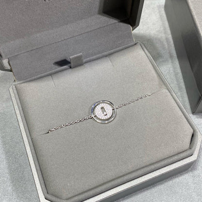 [Luna Brilliance]LUCKY MOVE DIAMOND PAVED BRACELET
