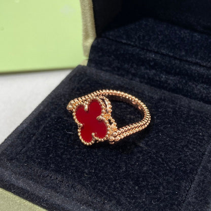 [Luna Brilliance]CLOVER RIVERSIBLE RING GOLD COLLECTION