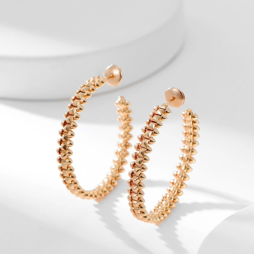 [Luna Brilliance]CLASH HOOP EARRINGS