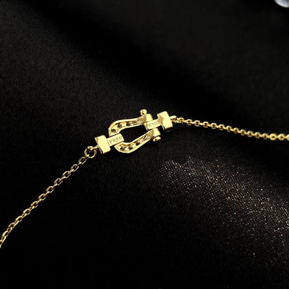 [Luna Brilliance]FORCE 10 FULL DIAMOND BUCKLE CHAIN LINK MINI MODEL