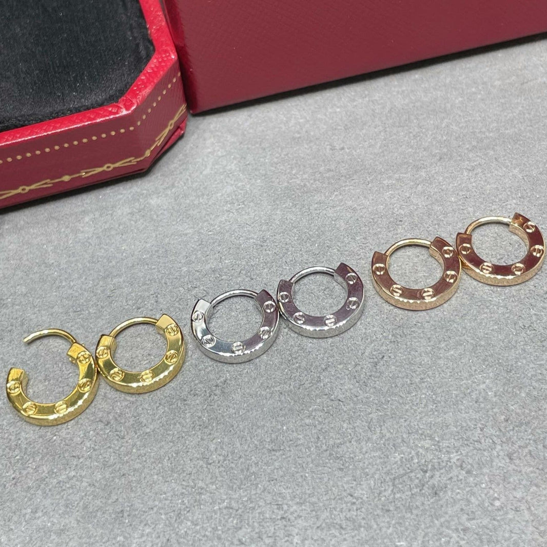 [Luna Brilliance]LOVE MINI EARRINGS