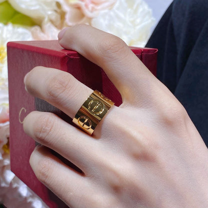 [Luna Brilliance]LOVE 11MM LARGE RING