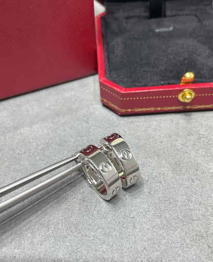 [Luna Brilliance]LOVE 5.5MM EARRINGS