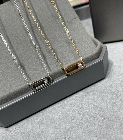 [Luna Brilliance]MOVE UNO DIAMOND NECKLACE