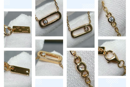 [Luna Brilliance]MOVE UNO DIAMOND NECKLACE