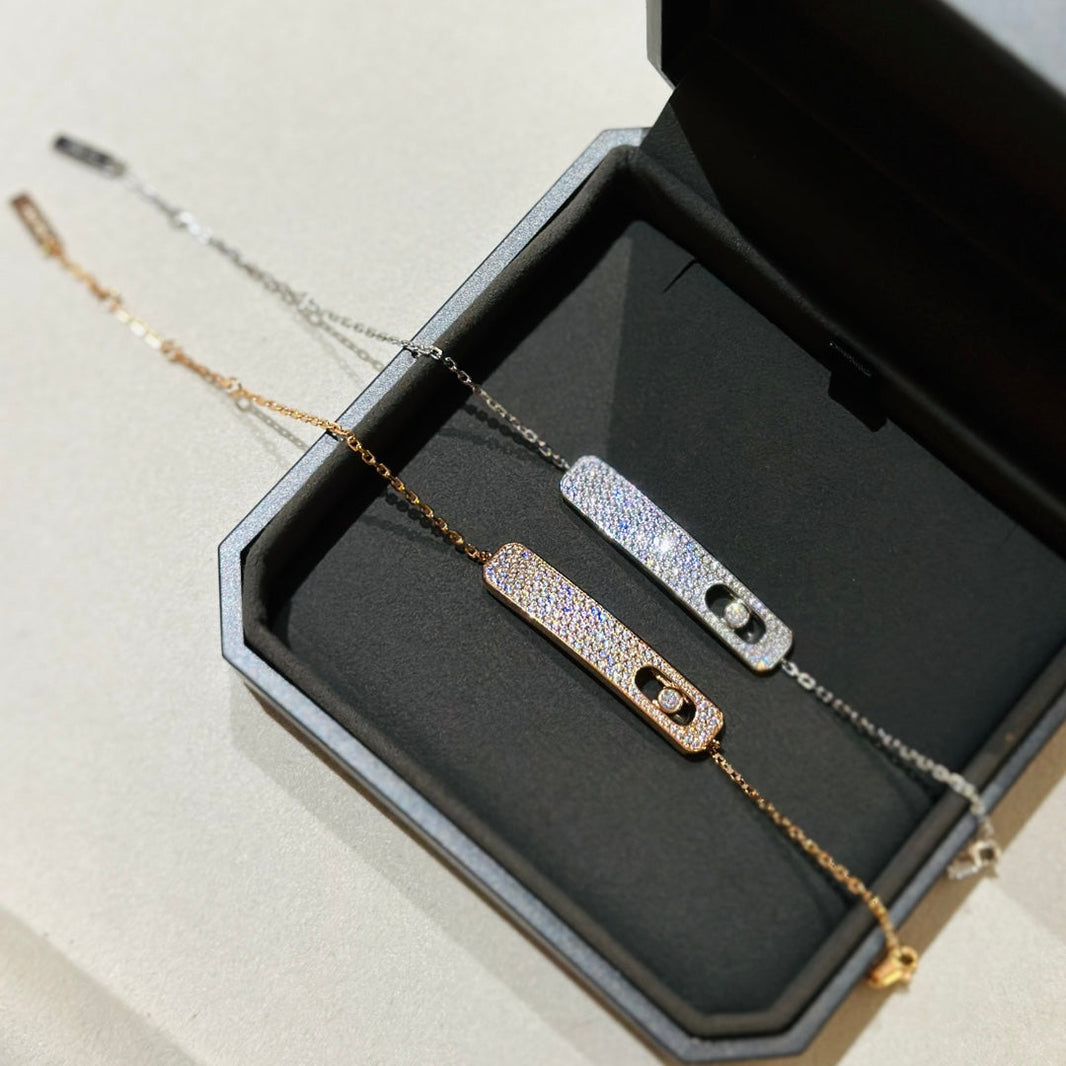 [Luna Brilliance]MOVE CLASSIQUE DIAMOND PAVED BRACELET