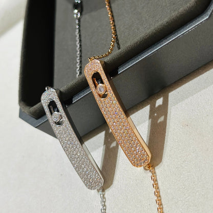 [Luna Brilliance]MOVE CLASSIQUE DIAMOND PAVED BRACELET