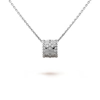 [Luna Brilliance]PERLEE PEDANT SIVLER DIAMOND NECKLACE