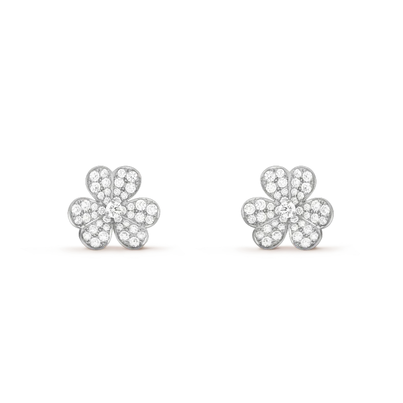 [Luna Brilliance]CLOVER COMOS DIAMOND EARRINGS SILVER