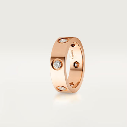 [Luna Brilliance]LOVE 5.5MM 6 DIAMOND RING